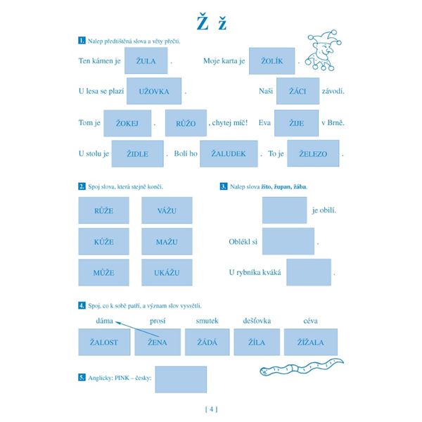 Pracovní sešit ke slabikáři - 2.díl - elektronická učebnice (1 rok)