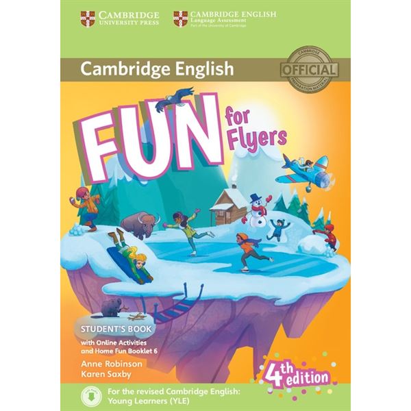 Fun for Flyers 4th Edition Student´s Book with Home Booklet and online activities