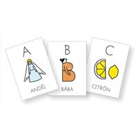 Karty s písmeny a obrázky