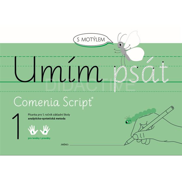 Umím psát s motýlem 1. a 2. díl (analyticko - syntetická metoda)