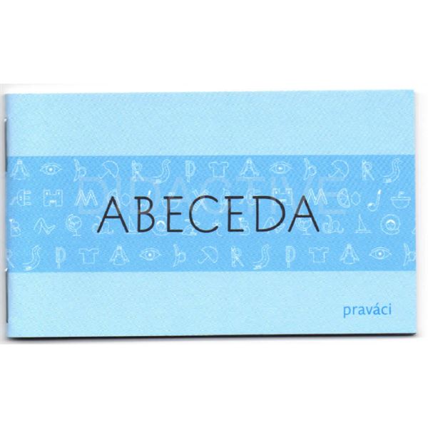 Tahák s písmenky a obrázky ABECEDA (praváci) Comenia Script