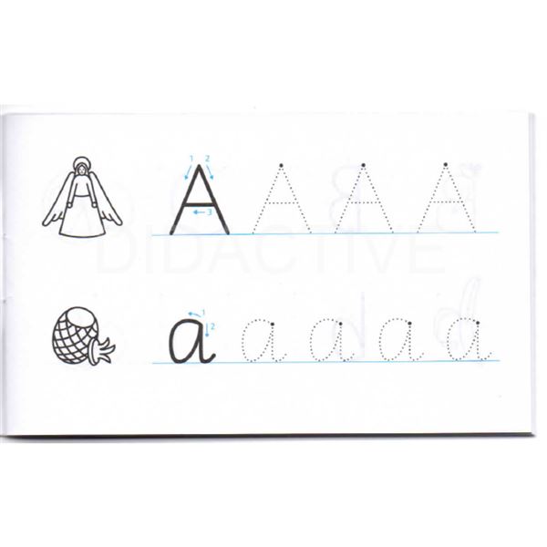 Tahák s písmenky a obrázky ABECEDA Comenia Script - pro leváky