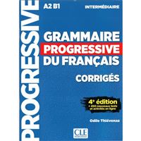 Grammaire Progressive du Francais Intermédiaire (4 édition)- corrigés