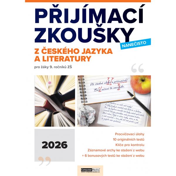 Přijímací zkoušky nanečisto z českého jazyka a literatury pro žáky 9. r. ZŠ (2026)