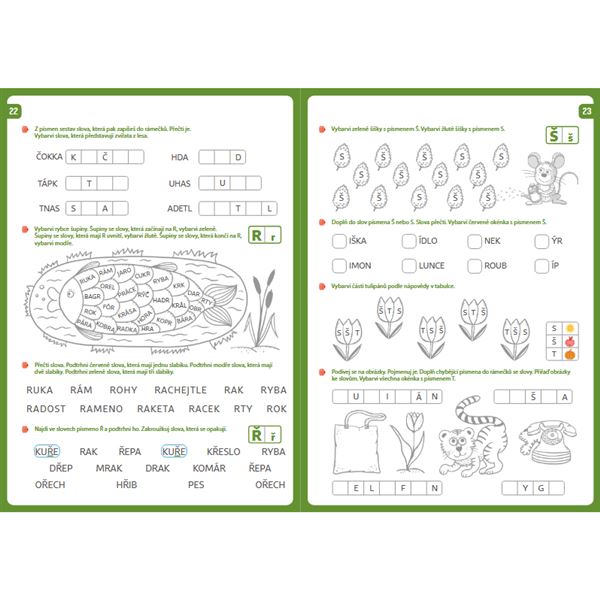 Pracovní sešit pro prvňáky - čeština