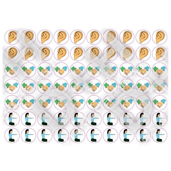  Sada snímatelných samolepek k plakátům Z předškoláka školákem (140 ks) 