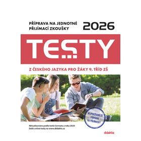 Testy 2026 z českého jazyka pro žáky 9. tříd ZŠ