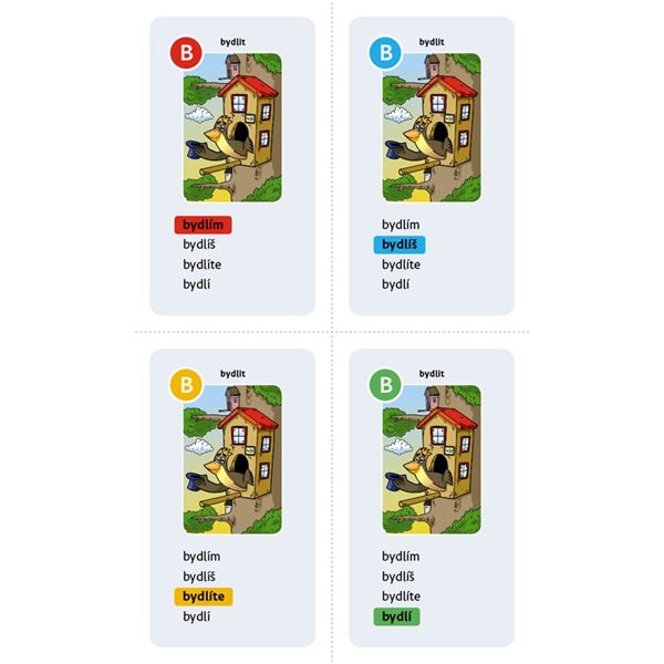 Vyjmenovaná slova hrou - Kvarteta