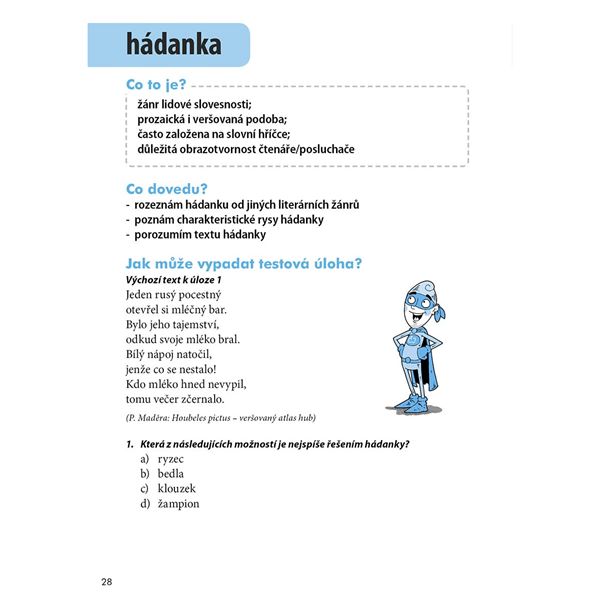 Slovníček pojmů z českého jazyka a literatury (pro 1. stupeň)