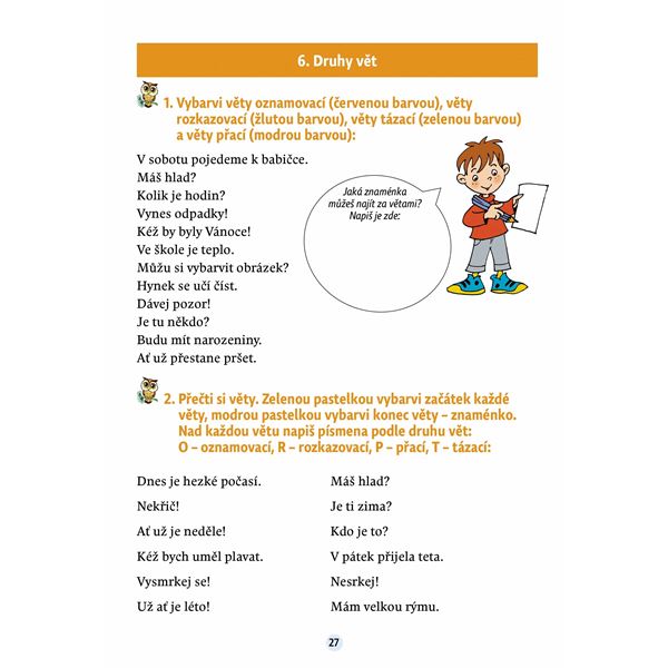 Český jazyk v malíčku pro 2. třídu