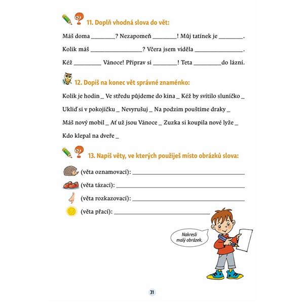 Český jazyk v malíčku pro 2. třídu