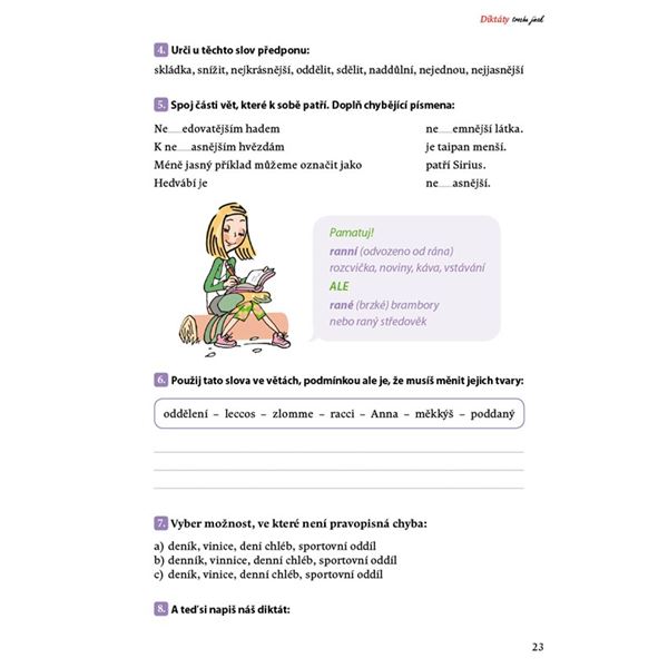 Diktáty trochu jinak pro 3. a 4. třídu ZŠ