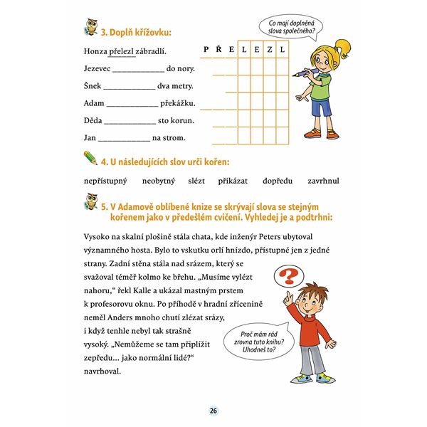 Český jazyk v malíčku pro 4. třídu