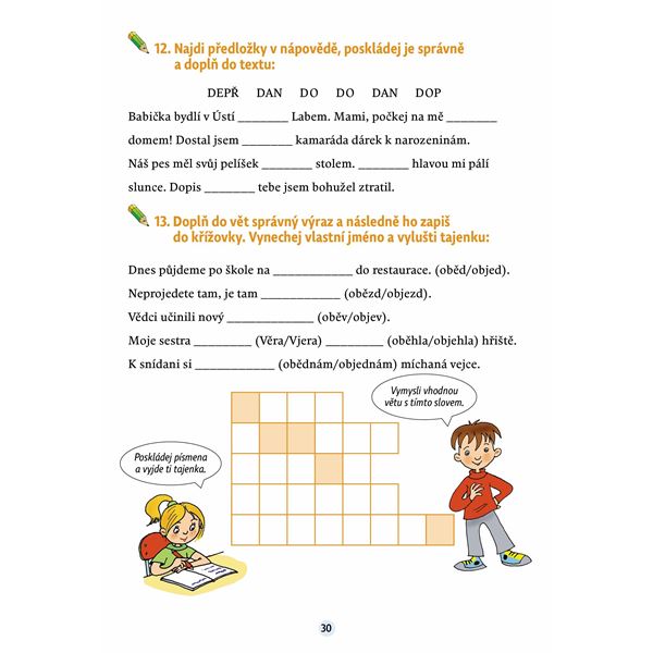 Český jazyk v malíčku pro 4. třídu