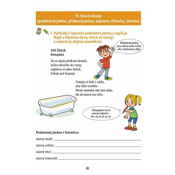 Český jazyk v malíčku pro 3. třídu