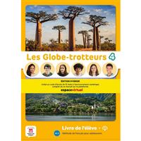 Les Globe-Trotteurs 4 (A2.2) – Édition hybride Livre de l´éleve + Espacevirtuel (12 mois)