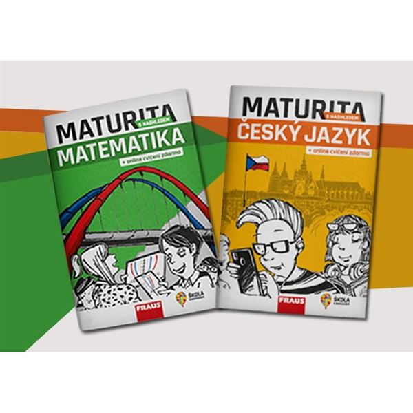 Maturitní balíček s nadhledem – Český jazyk + Matematika - Hybridní pracovní učebnice