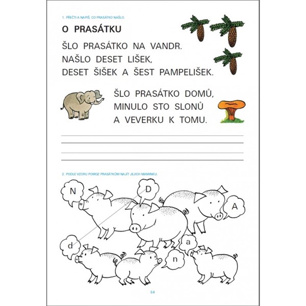 Čtení 1 pro prvňáčky - Slabikář
