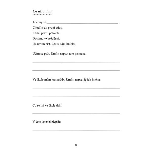 Moje druhé čtení pro radost a poučení - Pracovní sešit