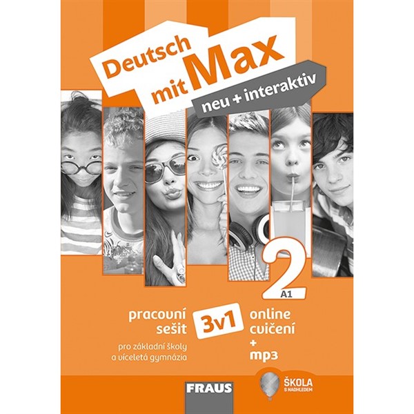 Deutsch mit Max NEU + interaktiv A1/díl 2 - Hybridní pracovní sešit ČB 3v1