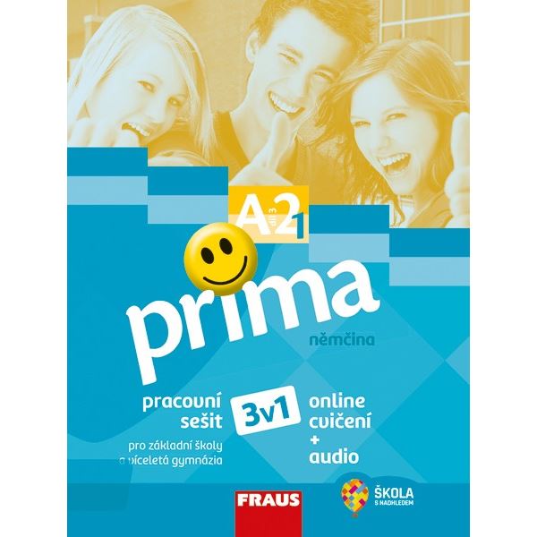 Prima A2/díl 3 - Hybridní pracovní sešit, ČB 3v1