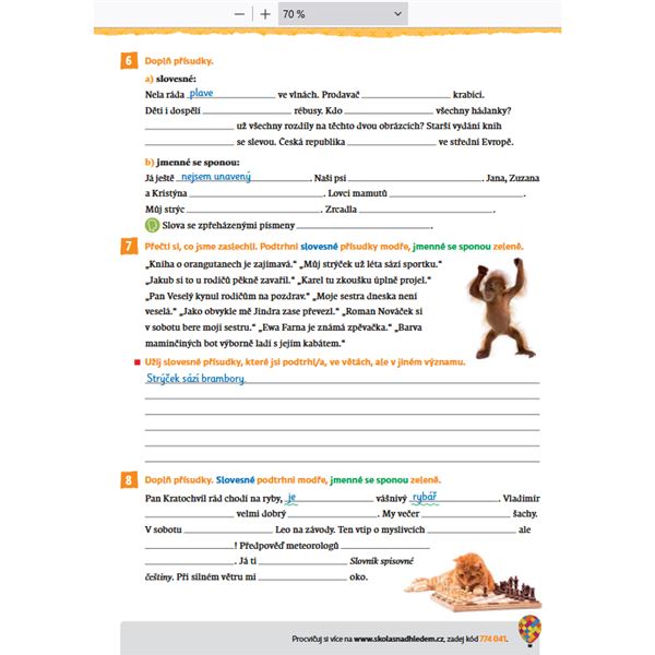 Český jazyk 5/1 (nová generace) - Hybridní pracovní sešit