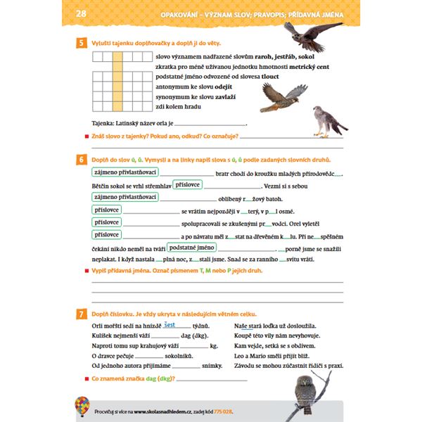 Český jazyk 5/2 (nová generace) - Hybridní pracovní sešit