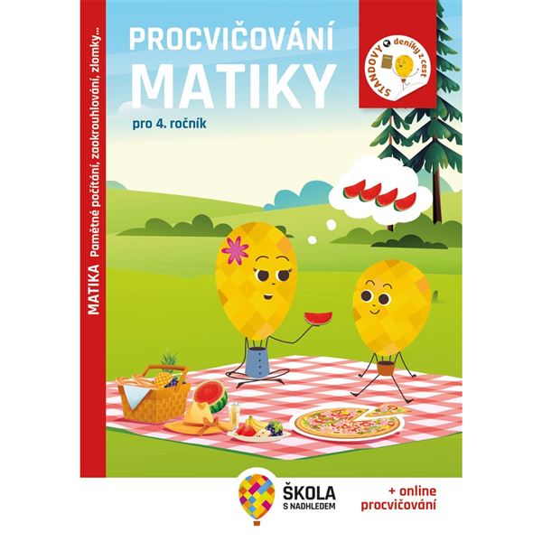 Procvičování matiky pro 4. ročník - Pamětné počítání, zaokrouhlování, zlomky…