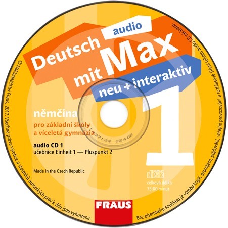 Deutsch mit Max NEU + interaktiv 1 CD /2 ks/