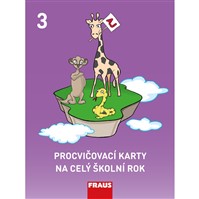 Procvičovací karty na celý školní rok 3 - angličtina
