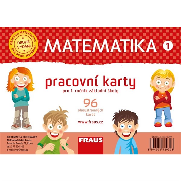 Matematika 1 NOVÁ GENERACE - pracovní karty pro 1. ročník