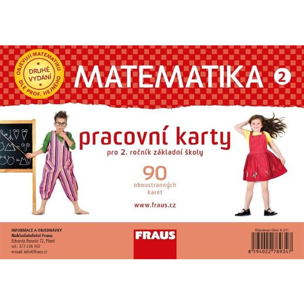 Matematika 2 NOVÁ GENERACE - pracovní karty pro 2. ročník