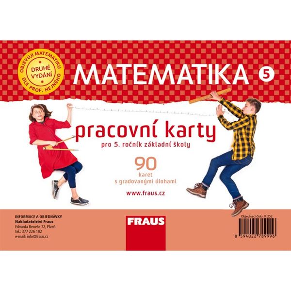 Matematika 5 - nová generace - pracovní karty pro 5. ročník