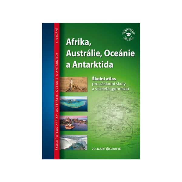 Afrika, Austrálie, Oceánie, Antarktida - sešitový atlas (6.vydání)