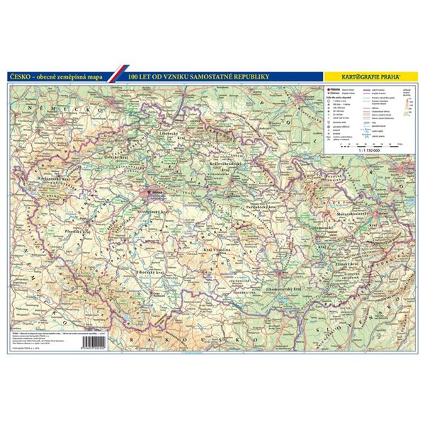 Vývoj českého státu/Česko – obecně zeměpisná mapa 