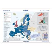 Evropa – Evropská unie a NATO – školní nástěnná mapa