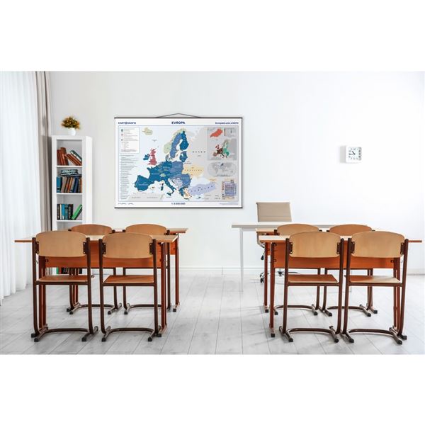 Evropa – Evropská unie a NATO – školní nástěnná mapa