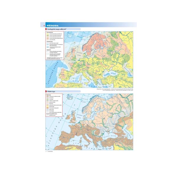 Evropa – školní atlas