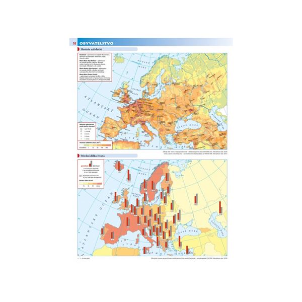 Evropa – školní atlas