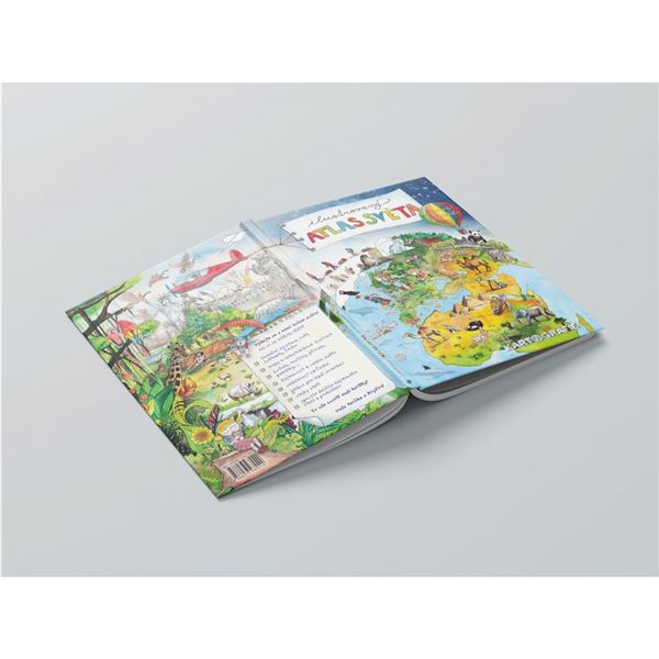 Ilustrovaný atlas světa pro malé cestovatele 