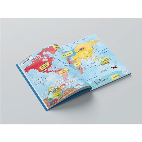 Ilustrovaný atlas světa pro malé cestovatele 