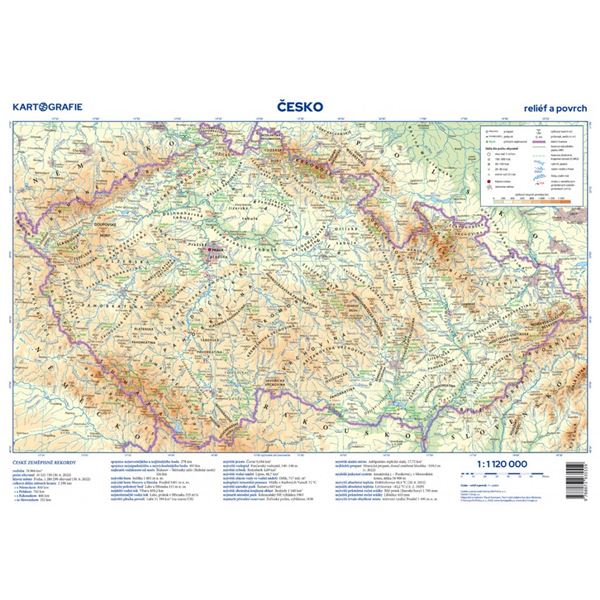 Česko – příruční mapa