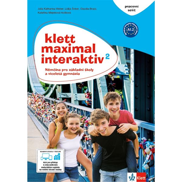 Klett Maximal interaktiv 2 (A1.2) - Pracovní sešit barevný + kód (němčina pro ZŠ a VG)