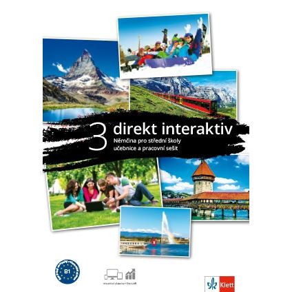 Direkt interaktiv 3 (B1) – učebnice s prac. sešitem + MP3/Videa ke stažení + žák. licence (24 měsíců)