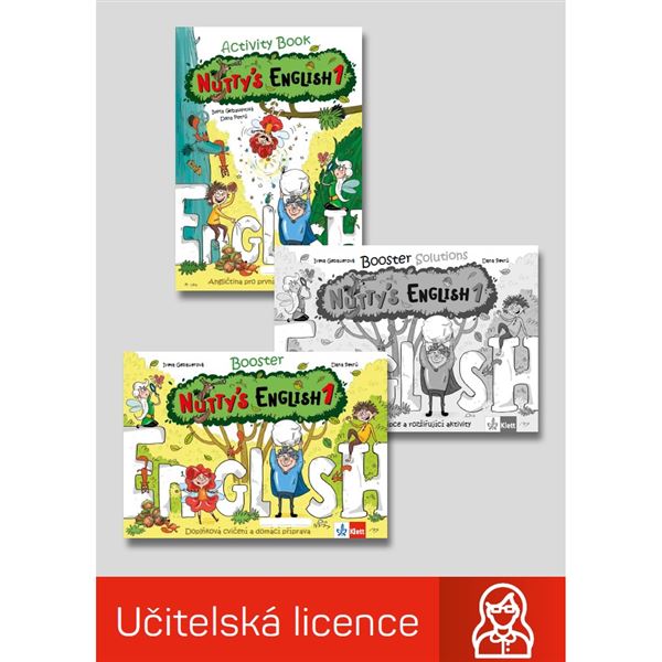 Nutty´s English 1 – učitelská licence (platnost 14 měsíců)