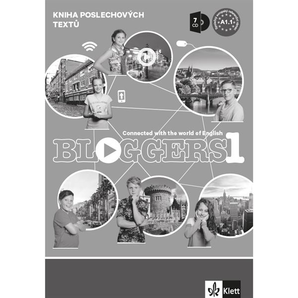 Bloggers 1 (A1.1) – kniha poslechových textů + 7 CD 
