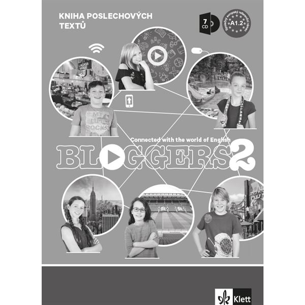 Bloggers 2 (A1.2) – kniha poslechových textů + 7 CD 
