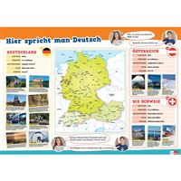 Wir alle – plakát Hier spricht man Deutsch