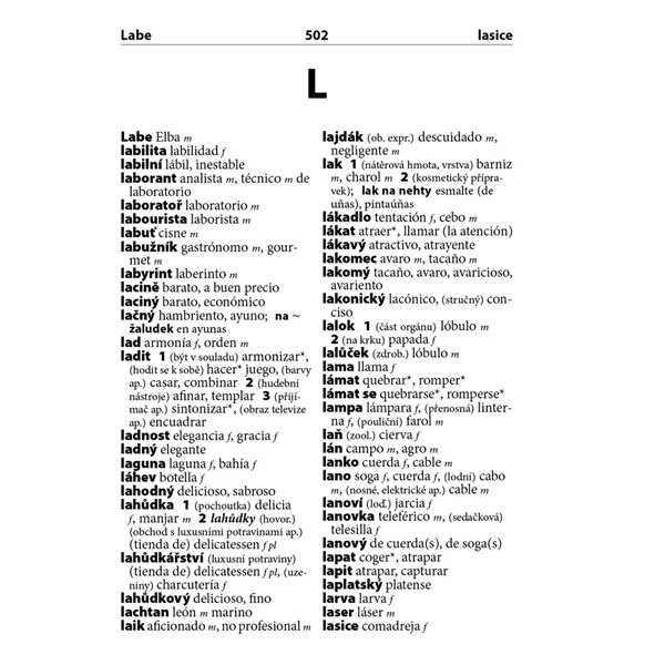 Š-Č a Č-Š kapesní slovník  LINGEA (6. vydání)
