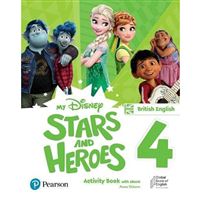 My Disney Stars and Heroes 4 - Activity Book with eBook BE